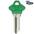 KLAUS Schlage SC1 Plastic Head Key GREEN Shop Hardware