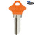 KLAUS Schlage SC1 Plastic Head Key ORANGE Keys & Accessories