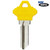 KLAUS Schlage SC1 Plastic Head Key YELLOW Keys & Accessories