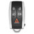 Jaguar 5-Button Smart Key KR55WK49244 6W83-15K601-LB 315 MHz, Aftermarket Aftermarket