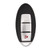 Nissan 3 Button Proximity Smart Key KR5S180144014 (IC 204) (S180144304), 285E3-5AA1C, 433 MHz - Aftermarket