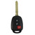 Toyota, Scion 3 Button Remote Head Key with H Chip HYQ12BDP, 89070-04020, 89070-12590, 315 MHz - Aftermarket