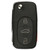 Volkswagen 4 Button Remote Flip Key NBG8137T, 1J0959753F, 315 MHz - Aftermarket
