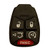 Mopar OHT692427AA/M3N5WY72XX Replacement 5 Button Pad with Glass Release Shells