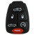 Mopar OHT692427AA/M3N5WY72XX Replacement 6 Button Pad with Convertible Top Shells