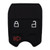Ford, Lincoln 3 Button New-Style Remote Head Key Replacement Button Pad CWTWB1U793, 164-R8070, 164-R8076 - Aftermarket