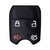 Ford/Lincoln new style remote head key replacement 4 button pad with trunk release
