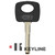 Keyline KEYLINE HU64-P Plastic Head Key Plastic Head Keys