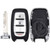 Chrysler Pacifica Smart Key Shell, Buttons, and Blade No Electronics 3 Button Shells