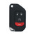 Jeep 4 Button Flip Key Case Shells