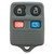 Electronics not included Ford/Lincoln/Mercury gray 4 button remote shell/pad replacement (WITHOUT passive memory switch) Shells