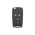 GM 4 Button Flip Key Replacement Case with Remote Start Shells