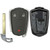 Cadillac 3 Button Smart Key Case Shells