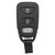 Hyundai 4 Button Remote Shell Replacement Case NYOSEKS-TF10ATX, 95430-2V100 - Aftermarket