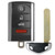 Acura 4 Button Smart Key Shell Replacement Case KR5434760, M3N5WY8145 - Aftermarket