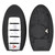 Nissan/Infiniti 5 Button Smart Key Replacement Case w/ Non Transponder Insert