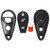 Subaru NHVWB1U711 4 Button Remote Shell