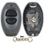 Toyota 2 Button Gray Remote Case Shells