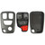 Volvo 4 Button Remote Case and Pad Replacement Shell HYQ1512J, 9166200- Aftermarket