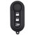 RAM 3 Button Remote Head Key SIP22 - 2ADFTF12AM433TX, 68435273AA, 433 MHz - Refurbished, Recase