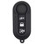 RAM 3 Button Remote Flip Key 2ADFTTRF198, 68224015, 433 MHz - Refurbished, Grade A