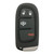 Dodge 4-Button Smart Key GQ4-54T 68159656AG 433 MHz, Refurbished Recase Proximity Keys
