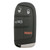 Chrysler 4-Button Smart Key M3N-40821302 68155686AB 433 MHz, Refurbished Recase Keys & Remotes