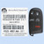 Chrysler Dodge SRT Logo 5 Button Smart Key M3N-40821302, 68234957AA, 433 MHz - New OEM
