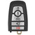 Ford Lincoln 5-Button Smart Key 2-Way M3N-A2C931426 164-R8198 902 MHz, Refurbished Recase Proximity Keys