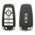 Lincoln 5-Button Smart Key 2-Way M3N-A2C931426 164-R8278 902 MHz, New OEM OEM Hidden
