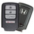 Honda 4 Button No Memory Smart Key KR5T41, 72147-T6Z-A51, 433 MHz - Refurbished, Grade A