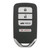 Honda 4-Button Smart Key CWTWB1G0090 72147-TXM-A01 433 MHz, Refurbished Recase Keys & Remotes