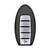 Nissan/Infiniti 5 Button Proximity Key DA34 KR5S180144014 285E3-4RA0B, CONTINENTAL: S180144310 - Refurbished, Recase Keys & Remotes