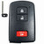 Toyota/Lexus/Scion 3 Button Proximity Key HYQ14FBA 89904-0E090, 89904-0E091, 89904-0E092, 8990460J70, 89904-60J70 - Refurbished, Recase Shop Automotive