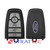 Strattec STRATTEC Ford Logo (5933985) 164-R8198 5-Button Smart Key for Ford (902 MHZ) - 2 Way Shop Automotive