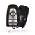 Strattec STRATTEC Cobra Logo (5938043) 164-R8233 5-Button Smart Key for Ford Mustang (902 MHZ) - 2 Way Strattec