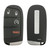 Dodge 4-Button Smart Key M3N-40821302 68066350AB 433 MHz, Refurbished Grade A Proximity Keys