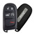 Jeep 5-Button Smart Key GQ4-54T 68141580AG 433 MHz, Refurbished Grade A Proximity Keys