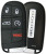 Dodge 5 Button Smart Key M3N-40821302, 68394195AA, 433 MHz - Refurbished, Grade A