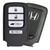 Honda 4 Button No Memory Smart Key ACJ932HK1210A, 72147-T0A-A11, 315 MHz - Refurbished, Grade A