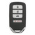 Honda 4 Button Smart Key KR5V2X, 72147-TBA-A01, 433 MHz - Refurbished, Recase