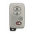 Toyota 4 Button Proximity Remote Smart Key HYQ14AAB / E Board 3370 / 89904-06070 - SILVER 181342 Shop Automotive