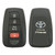 Toyota Prius Prime 4 Button Smart Key HYQ14FBE 89904-47460 (0410) Hybrid Models 181378 Proximity Keys