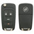 Buick 4 Button Remote Flip Key V2T-01060512 13504205 13500227 (Non-PEPS) - Refurbished A 182230 Keys & Remotes