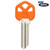 KLAUS Kwikset KW1 Plastic Head Key ORANGE Keys & Accessories