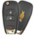 GM 3 Button Remote Head Key HU100 LXP-T004 13514112, 13514134, 5933401 - Refurbished, Grade A Keys & Remotes