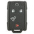 GM 5 Button Remote M3N-32337200, 84209236, 433 MHz - Refurbished, Grade A