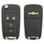 Chevrolet 4 Button Remote Flip (Non-PEPS) Key KR55WK500733 13501916 - Refurbished A 182235 Remote Head Keys