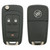 Buick 3 Button Non-PEPS Remote Flip Key AVL-B01T1AC, 13585815, 315 MHz - Refurbished, Grade A