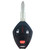 Mitsubishi 3 Button Remote Head Key OUCG8D-625M-A, 6370A148, 315 MHz - Refurbished, Recase